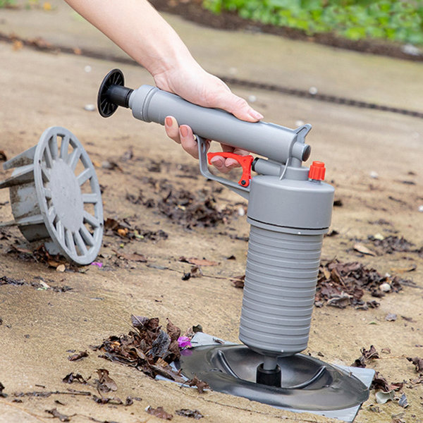 Συσκευή απόφραξης με πεπιεσμένο αέρα & 4 κεφαλές KlinGun InnovaGoods 