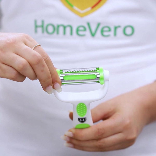 Αποφλοιωτής με 3 λεπίδες Click n Peel HomeVero HV-PL.10 