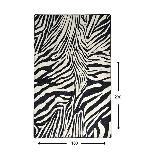 Carpet Zebra 50% Velvet fabric / 50% Polyester 