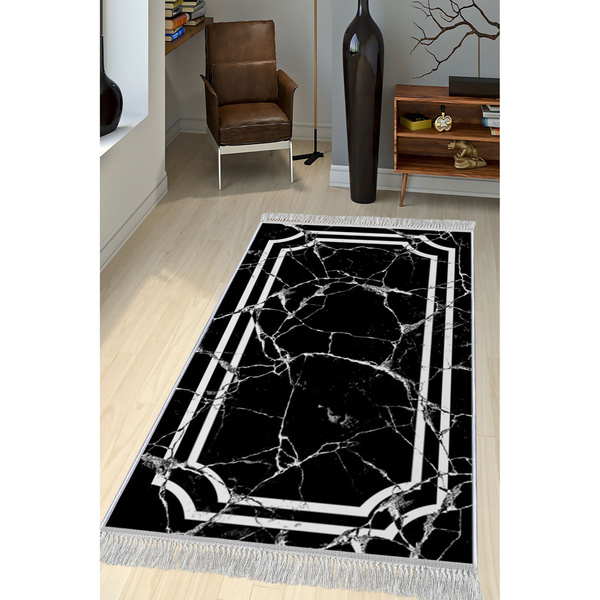 Carpet ELS2350 - 5 Black 100% Velvet fabric 