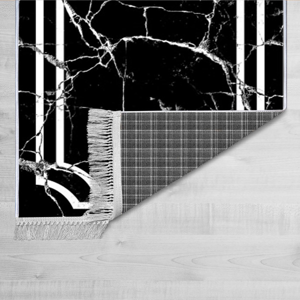 Carpet ELS2350 - 5 Black 100% Velvet fabric 