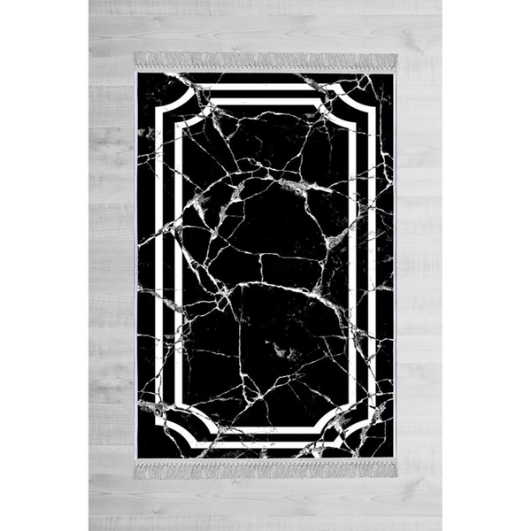 Carpet ELS2350 - 5 Black 100% Velvet fabric 