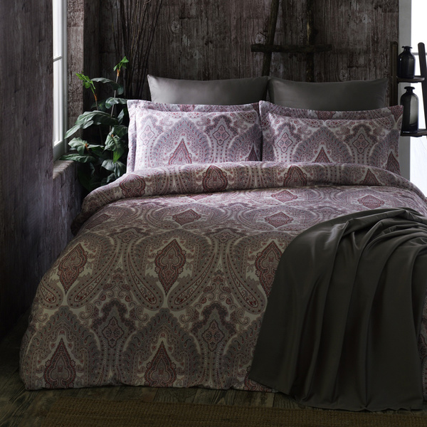 Σετ παπλωματοθήκη Sarayli 100% Βαμβάκι +Σεντόνι+2 Μαξιλαροθήκεs 