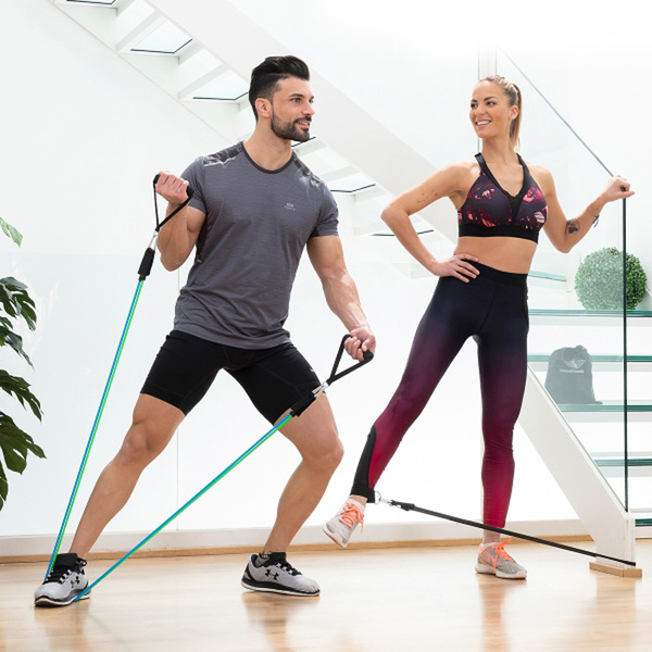 Σετ ιμάντων αντίστασης με αξεσουάρ & οδηγό ασκήσεων Tribainer InnovaGoods V0103411 