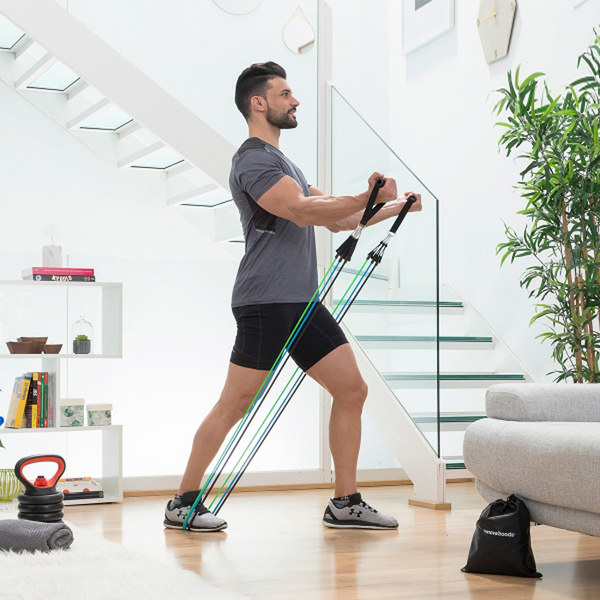 Σετ ιμάντων αντίστασης με αξεσουάρ & οδηγό ασκήσεων Tribainer InnovaGoods V0103411 