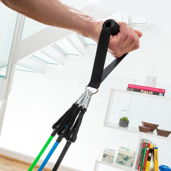 Σετ ιμάντων αντίστασης με αξεσουάρ & οδηγό ασκήσεων Tribainer InnovaGoods V0103411 