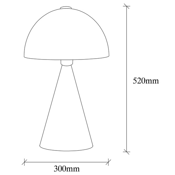 Πορτατίφ σίδερο Dodo-5051 Μαύρο 30x30 εκ. E27 40 W 584TTM1705 