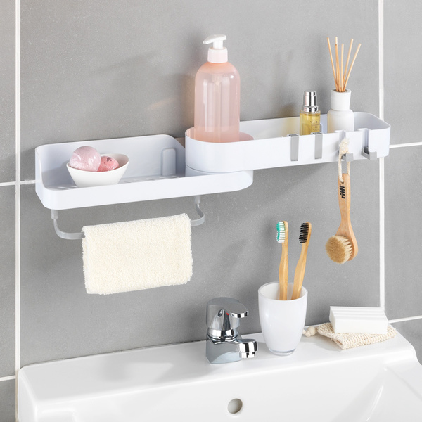 Διπλό προσαρμοζόμενο ραφάκι με αυτοκόλλητα στήριξης 33x33,5x14 εκ. 89790500 