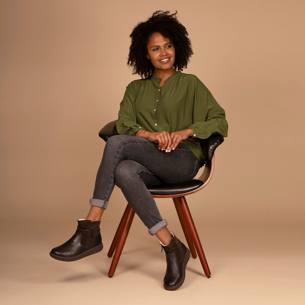 Strive Δερμάτινα μποτάκια Whitby Καφέ 