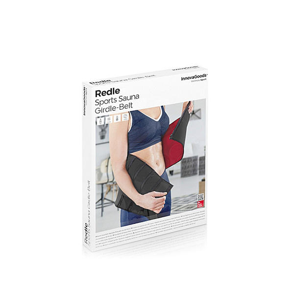 Ζώνη εφίδρωσης με φερμουάρ unisex one-size 68-94 εκ. Redle InnovaGoods 