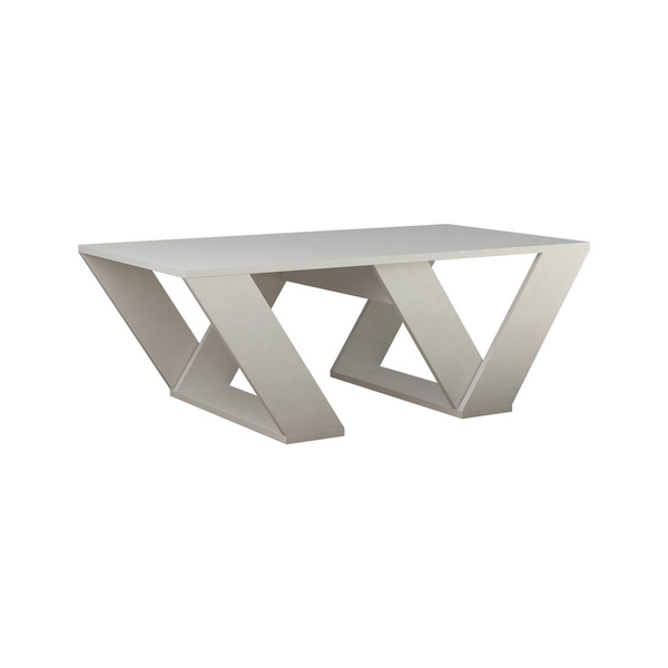 Particle Board Coffee Table Pipra White 776HMS2820 W110xH40xD60 cm 