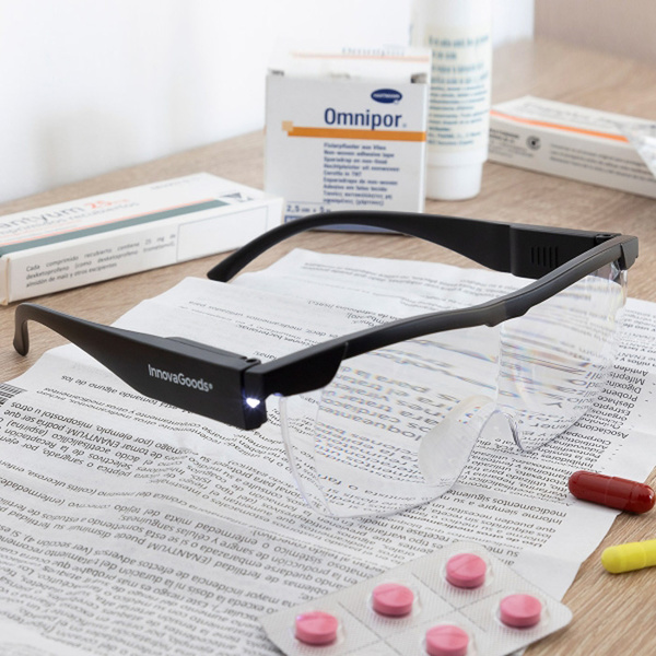 Magnifying glasses with LED Glassoint InnovaGoods 