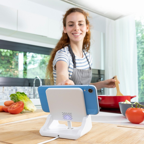 Ασύρματος φορτιστής πολλών θέσεων με βάση στήριξης Pomchar InnovaGoods 