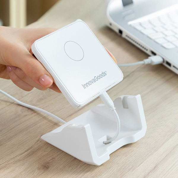 Ασύρματος φορτιστής πολλών θέσεων με βάση στήριξης Pomchar InnovaGoods 