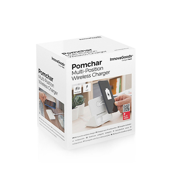 Ασύρματος φορτιστής πολλών θέσεων με βάση στήριξης Pomchar InnovaGoods 