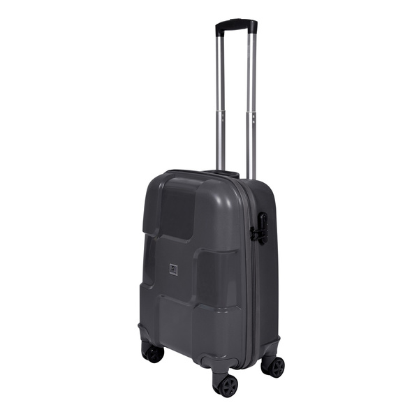 Cabin luggage 4-wheel spinner hard shell Dark Grey 56x40x23 cm 