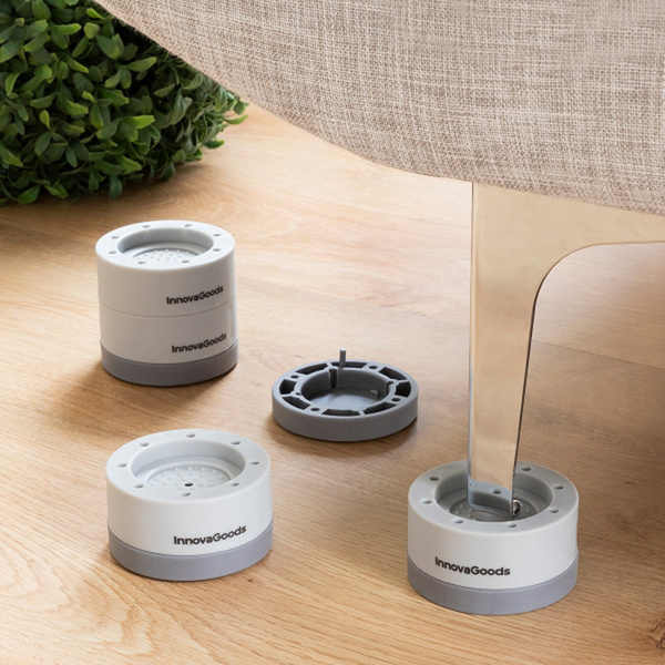 Set of stackable anti-vibration feet Novib InnovaGoods 4 pcs 