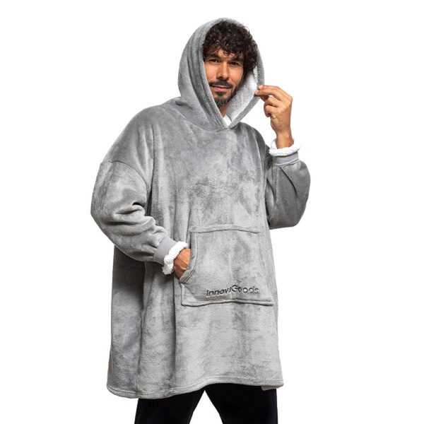 Κουβέρτα φούτερ με επένδυση φλις one-size unisex 100% Πολυέστερ Swug InnovaGoods 