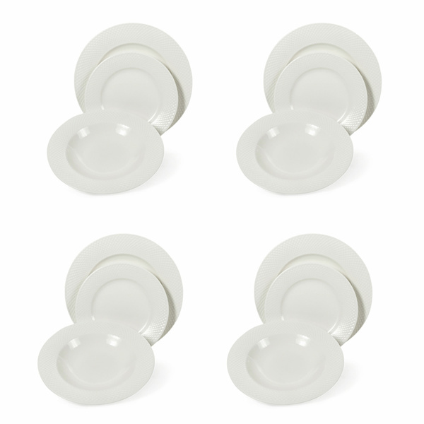 Dinnerware set 12 pcs bone china Galileo 5900415 