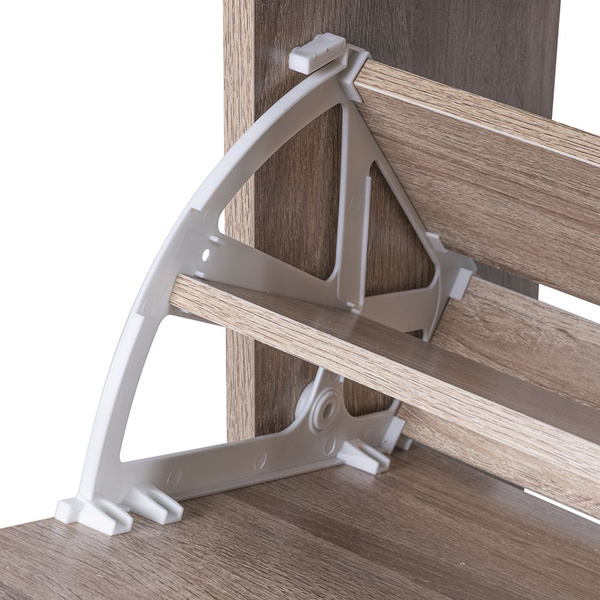 Παπουτσοθήκη 2 τμημάτων MDF δρυς 63x24x80 εκ. 2191284 