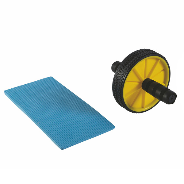 Ρόδα κοιλιακών διάμετρος FitLover 17 εκ. + στρώμα κύλισης 34x16x0,5 εκ. 5906949 