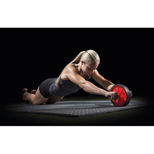 Ρόδα κοιλιακών διάμετρος FitLover 17 εκ. + στρώμα κύλισης 34x16x0,5 εκ. 5906949 