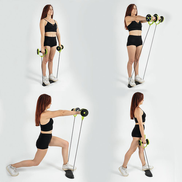 Τροχός γυμναστικής FitLover με λάστιχα 5909944 