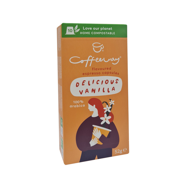 Espresso Coffeeway Vanilla 10 biodegradable capsules 