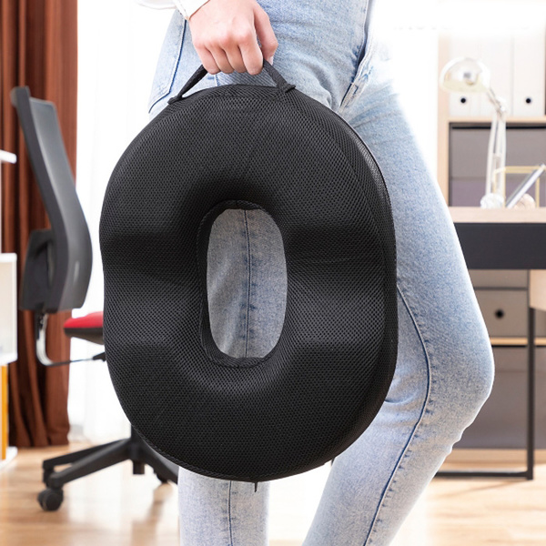 Gel & bamboo charcoal cushion with removable cover Charnut InnovaGoods 