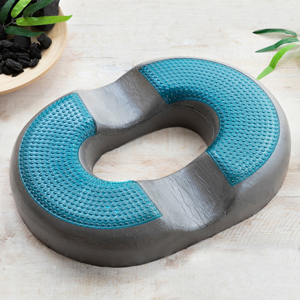 Gel & bamboo charcoal cushion with removable cover Charnut InnovaGoods 