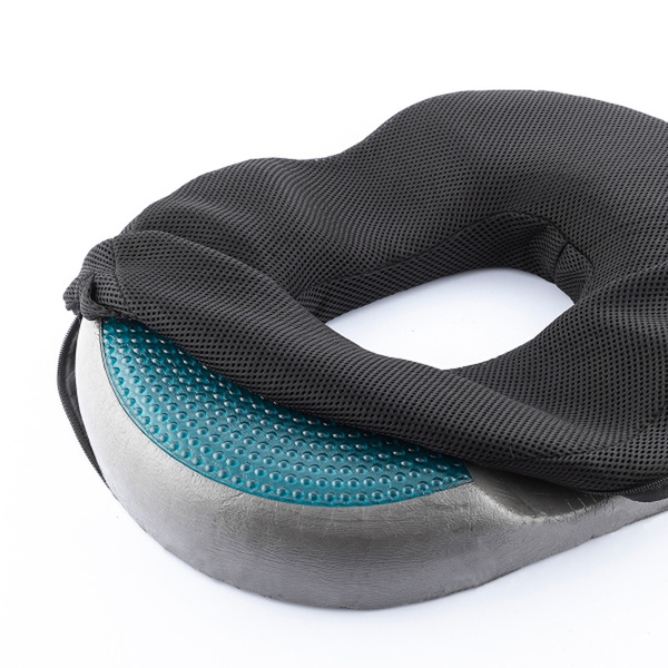 Gel & bamboo charcoal cushion with removable cover Charnut InnovaGoods 