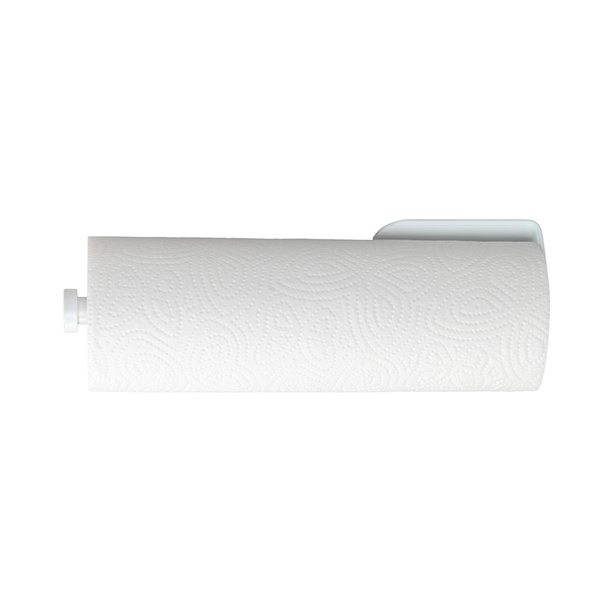 Kitchen paper holder aluminium white 27,5x4,5x7 cm 