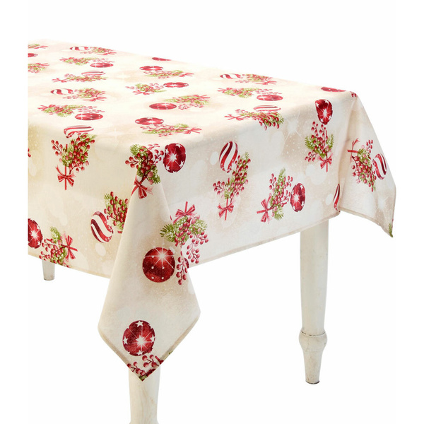 Dinner napkins Ornaments ecru 60% cotton / 40% polyester 6 pcs 38x38 cm 