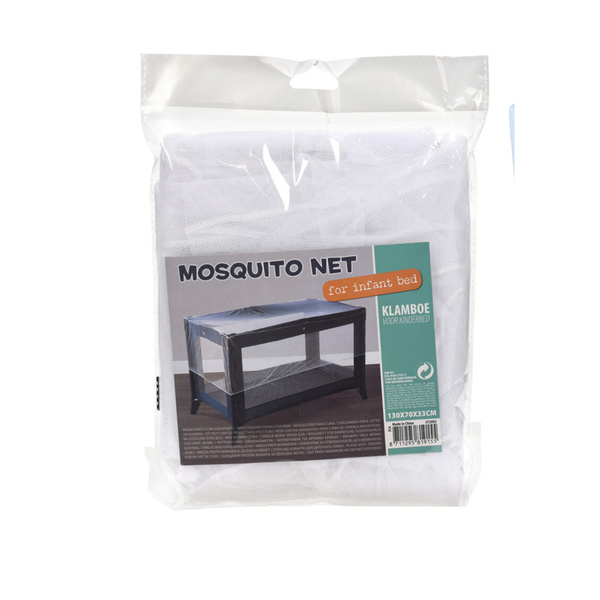 Baby cot mosquito net white 130x70x33 cm Telemarketing Store