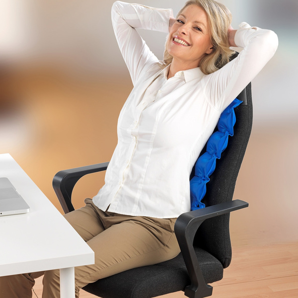 Μαξιλαράκι καθίσματος με τρόμπα μπλε 42x42x5 εκ. 9943610500 