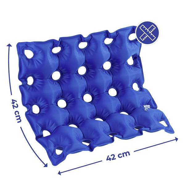 Μαξιλαράκι καθίσματος με τρόμπα μπλε 42x42x5 εκ. 9943610500 