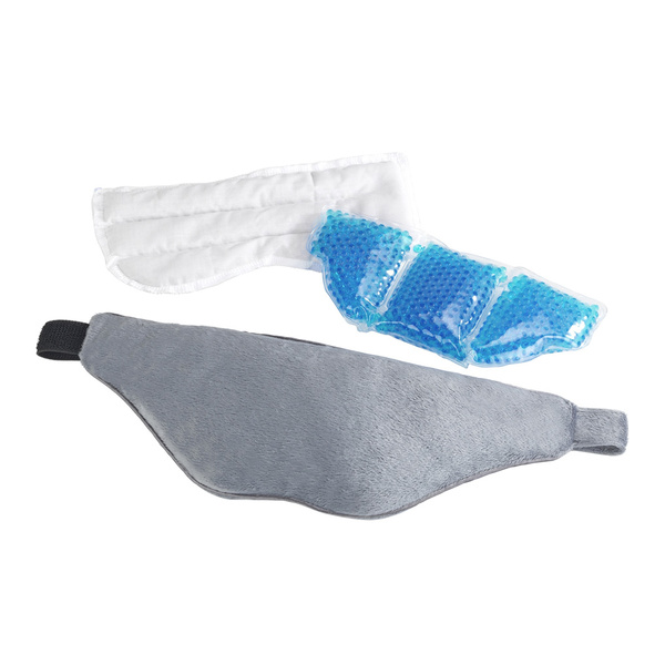 Μάσκα ματιών γκρι 3-σε-1 72x12 εκ. 9948450500 