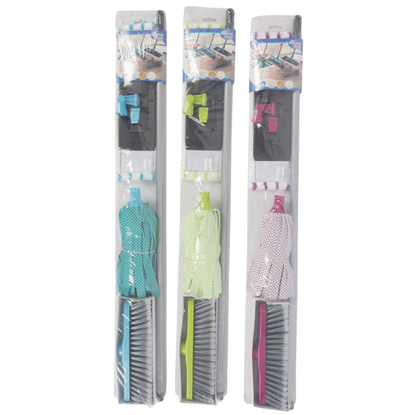 Σετ καθαρισμού δαπέδου σκούπα, σφουγγαρίστρα, παρκετέζα 110 εκ. 557263 