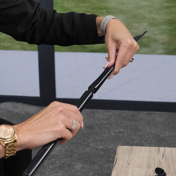 Πτυσσόμενο κόκκαλο με γάντζους για ρούχα Wellys 2-σε-1 035924 