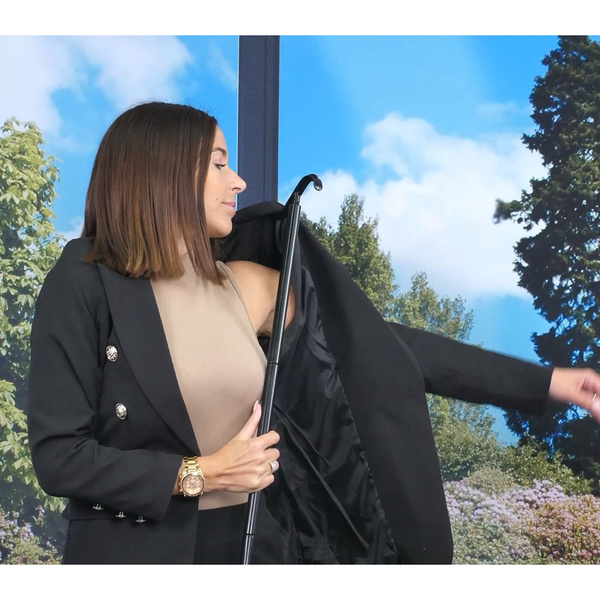 Πτυσσόμενο κόκκαλο με γάντζους για ρούχα Wellys 2-σε-1 035924 