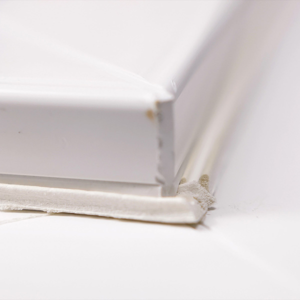 Αυτοκόλλητη ταινία αεροστόπ για παράθυρα λευκή 2x300 εκ. 080445 