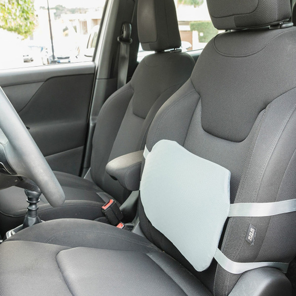 Gel lumbar cushion grey 38x23,5x5 cm Glushion InnovaGoods 