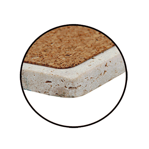 Σουβέρ Πολύχρωμο Πέτρα 10x10x1 εκ. 4 τεμ. 366TYR1162 