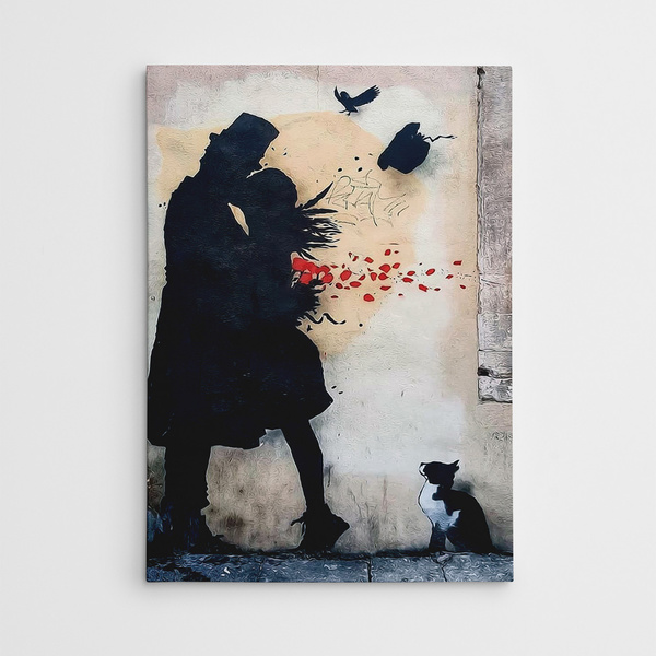 Canvas painting on frame digital printing WY04 Random 966BRS1107 