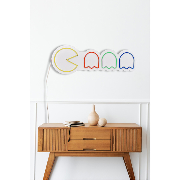 Decorative plastic LED light Pacman IP67 Neon 25W 55x19x2 cm 395NGR2078 