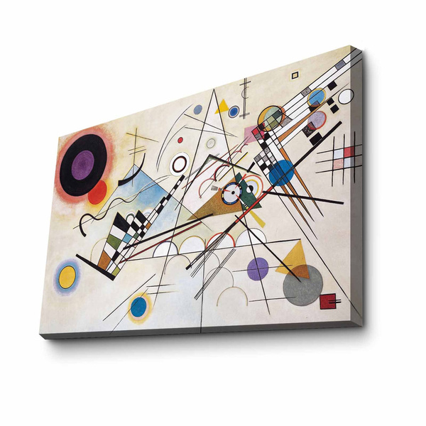 Canvas painting on frame digital printing 006 Kandinsky 677VSL1141 