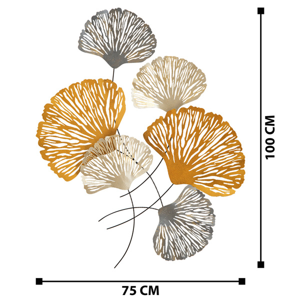 Μεταλλικό διακοσμητικό τοίχου Myth - CH110-1 75x5x100 εκ. 279ENZ1838 
