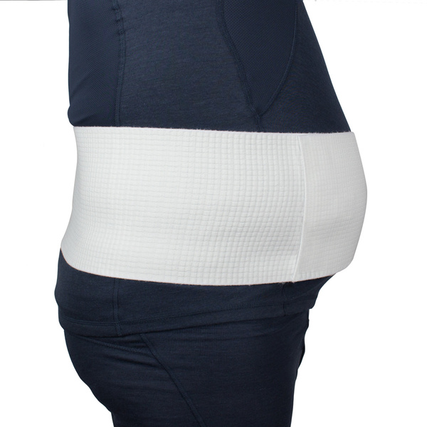 Ζώνη μέσης Hydas XXL με Outlast λευκή κανονική στήριξη 160x19,5 εκ. 2701 