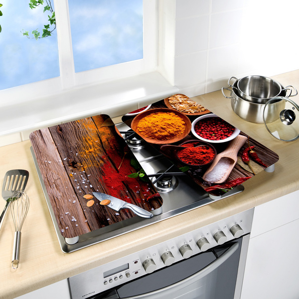 Γυάλινα καλύμματα εστίας Spice 2 τεμ. γυαλί 30x52 εκ. 2521467100 