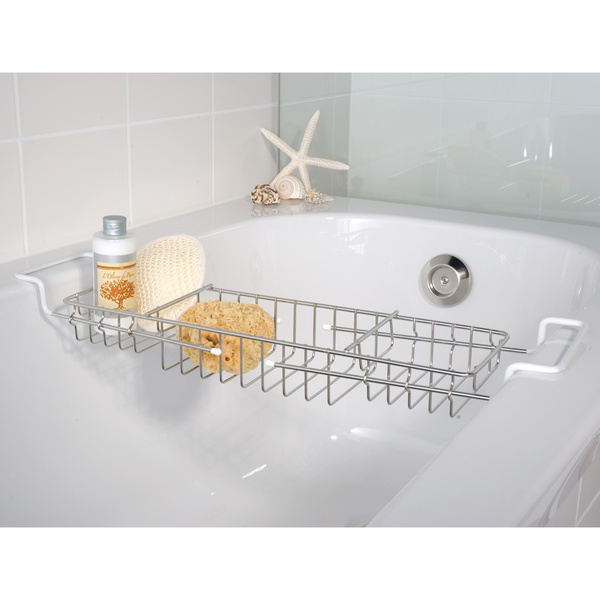 Οργανωτής μπάνιου τηλεσκοπικός ανοξείδωτο ατσάλι 57-92 εκ. 17472100 